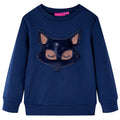 Vidaxl kindertrui 140 marineblauw