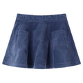 Vidaxl kinderrok met zakken ribfluweel 92 marineblauw