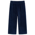 Vidaxl kinderbroek 116 ribfluweel marineblauw