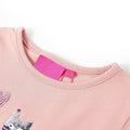 Vidaxl kindershirt met lange mouwen 116 lichtroze