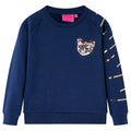 Vidaxl kindertrui 128 marineblauw