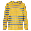 Vidaxl kindershirt met lange mouwen 140 okerkleurig