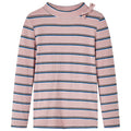 Vidaxl kindershirt met lange mouwen 128 lichtroze