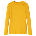 Vidaxl kindershirt met lange mouwen 104 okerkleurig