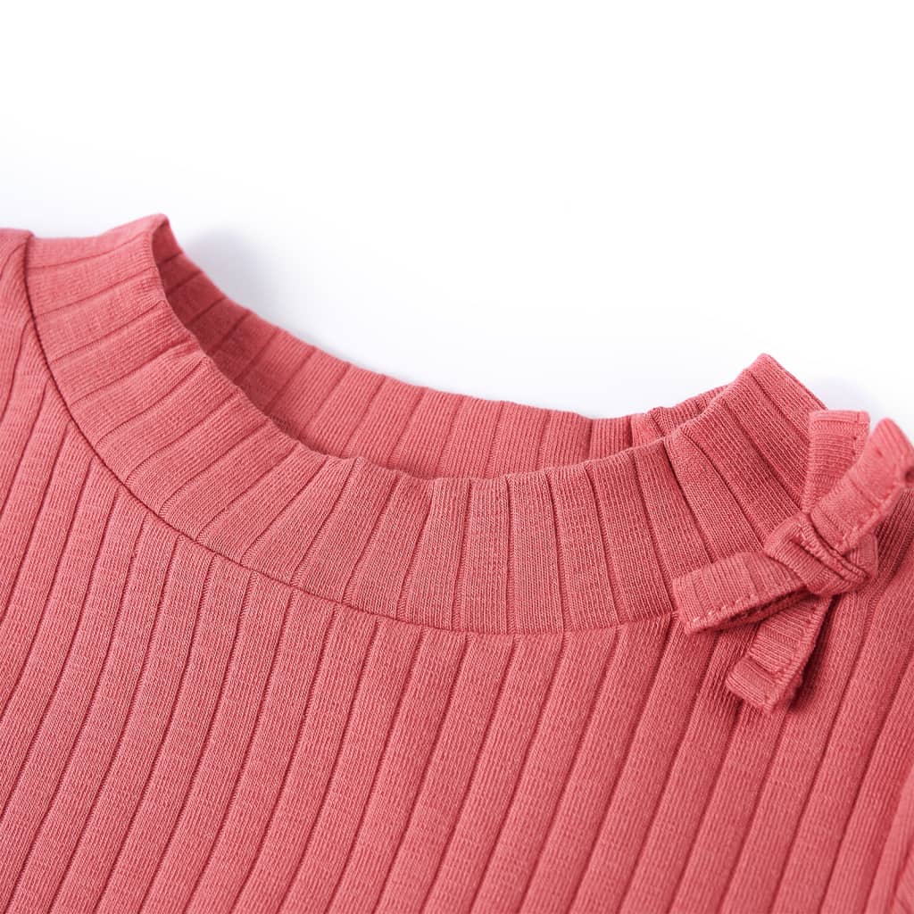 Vidaxl kindershirt met lange mouwen 104 oudroze