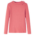 Vidaxl kindershirt met lange mouwen 128 oudroze
