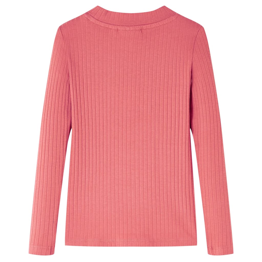 Vidaxl kindershirt met lange mouwen 128 oudroze