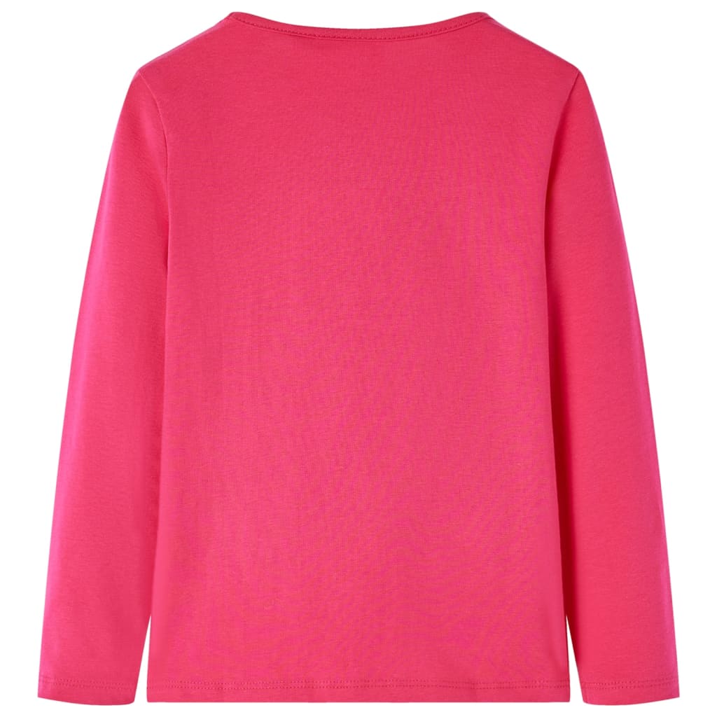 Vidaxl kindershirt met lange mouwen 116 felroze
