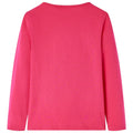 Vidaxl kindershirt met lange mouwen 140 felroze