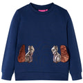Vidaxl kindertrui 116 marineblauw