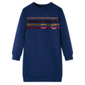 Vidaxl kinderjurk 116 marineblauw