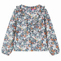 Vidaxl kindershirt met lange mouwen 104 donkerblauw