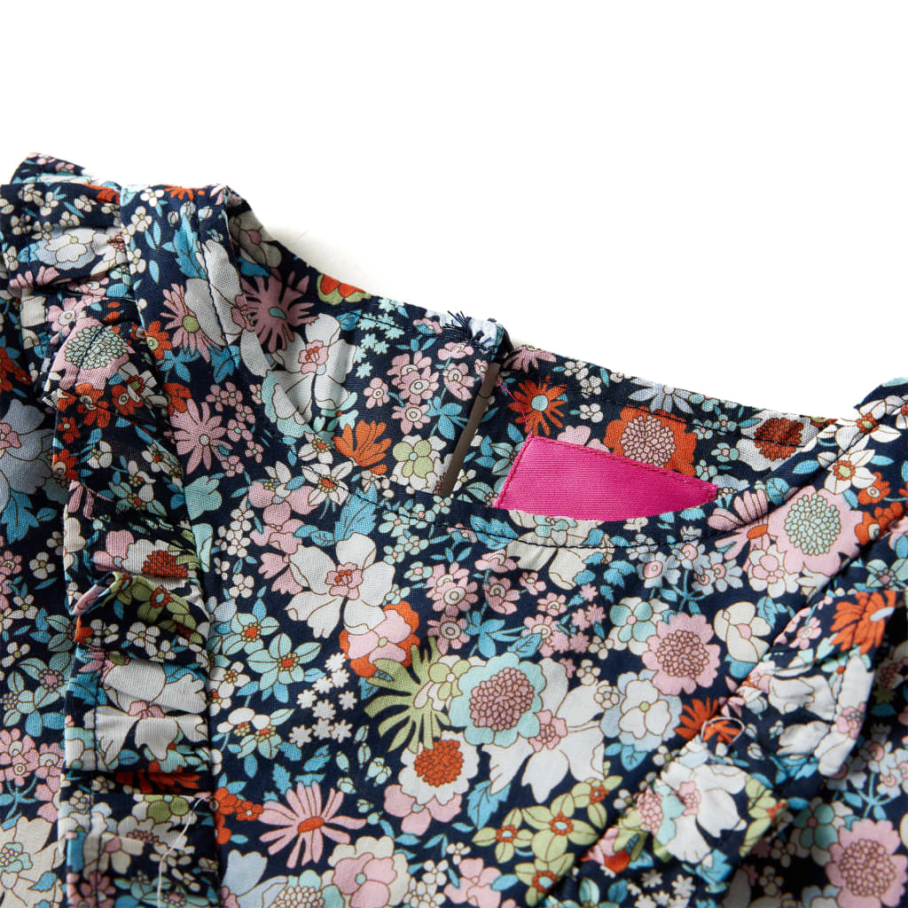 Vidaxl kindershirt met lange mouwen 116 donkerblauw