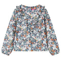 Vidaxl kindershirt met lange mouwen 128 donkerblauw