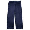 Vidaxl kinderbroek fluweel 116 donkerblauw