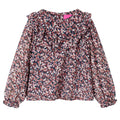 Vidaxl kindershirt met lange mouwen 104 donkerroze