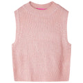 Vidaxl kinderspencer gebreid 104 lichtroze