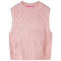 Vidaxl kinderspencer gebreid 116 lichtroze