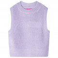 Vidaxl kinderspencer gebreid 92 lichtlila