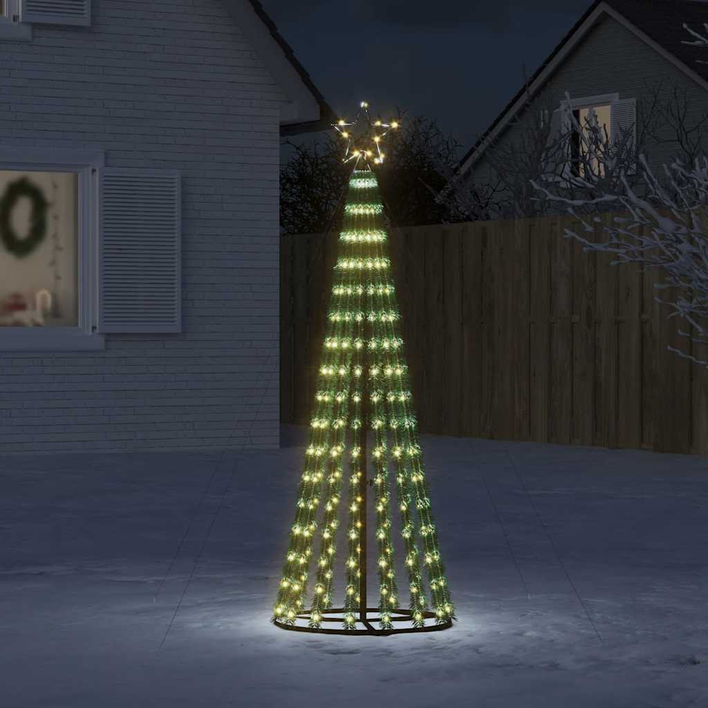VidaXL LED-Weihnachtsbaum, 275 LEDs, warmweiß, 180 cm