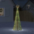 VidaXL LED-Weihnachtsbaum, 275 LEDs, warmweiß, 180 cm