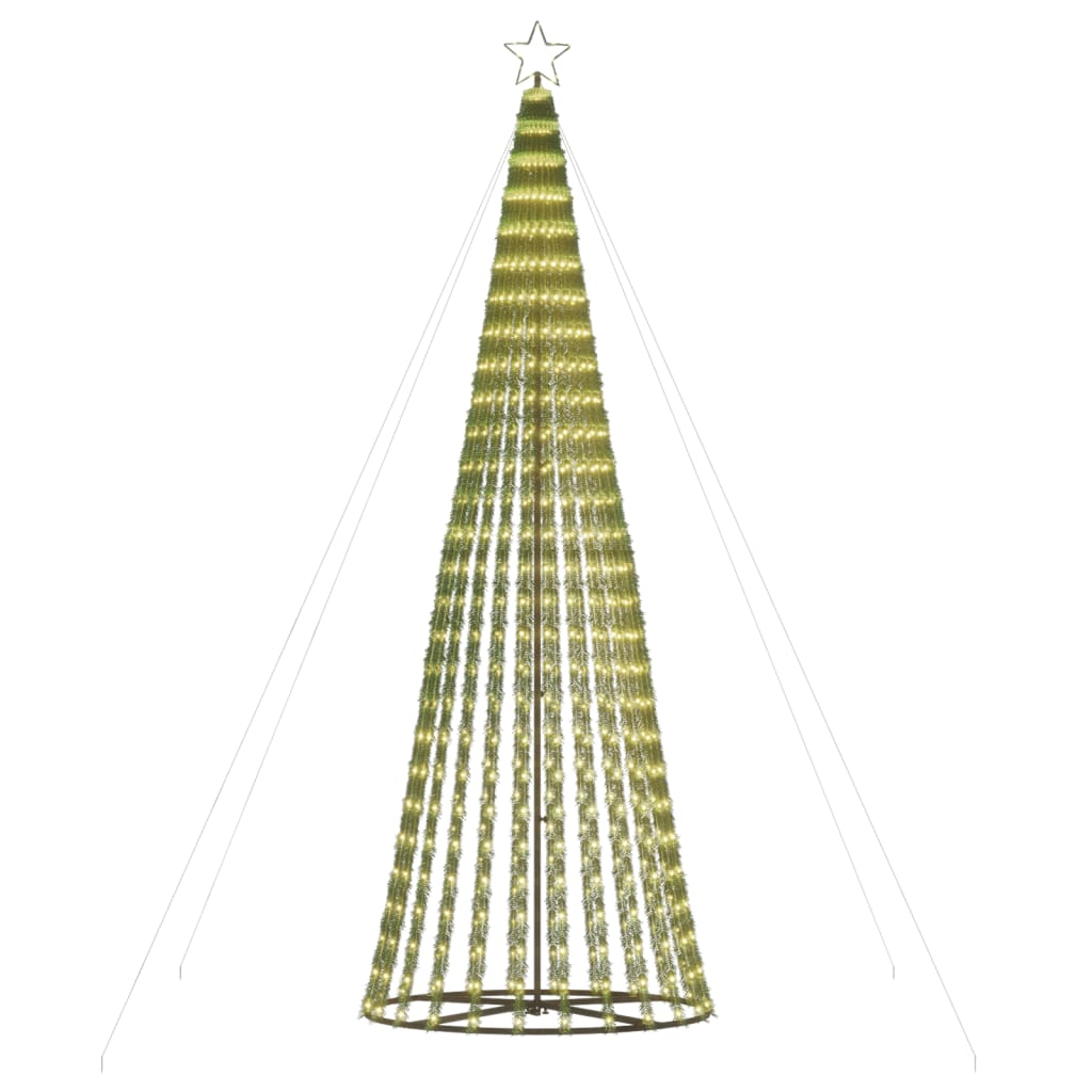 Vidaxl led-kerstboom 688 leds warm wit 300 cm