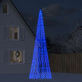 Vidaxl led-kerstboom aan vlaggenmast 1534 leds 500 cm blauw