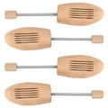 VidaXL Schuhspanner, 2 Paar, EU-Größe 39–42, massives Lotusholz