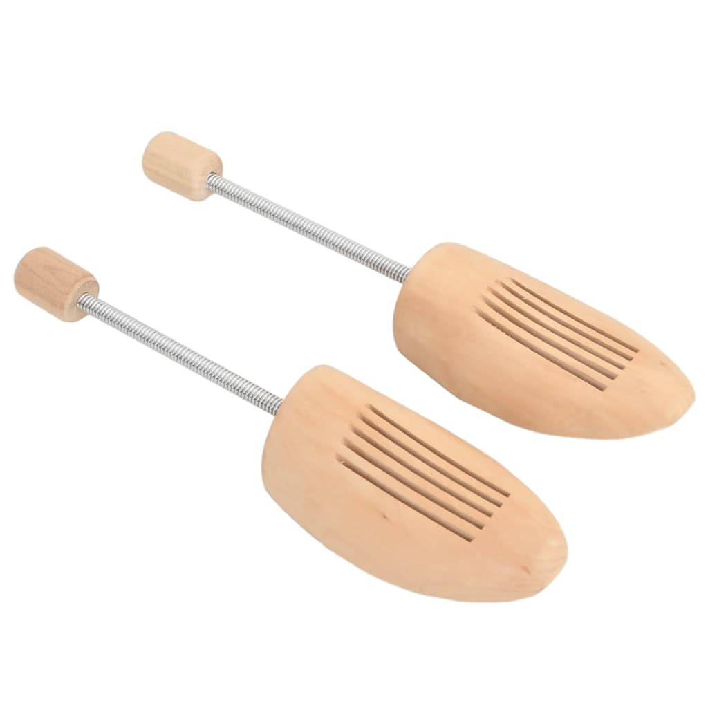 VidaXL Schuhspanner, 2 Paar, EU-Größe 39–42, massives Lotusholz