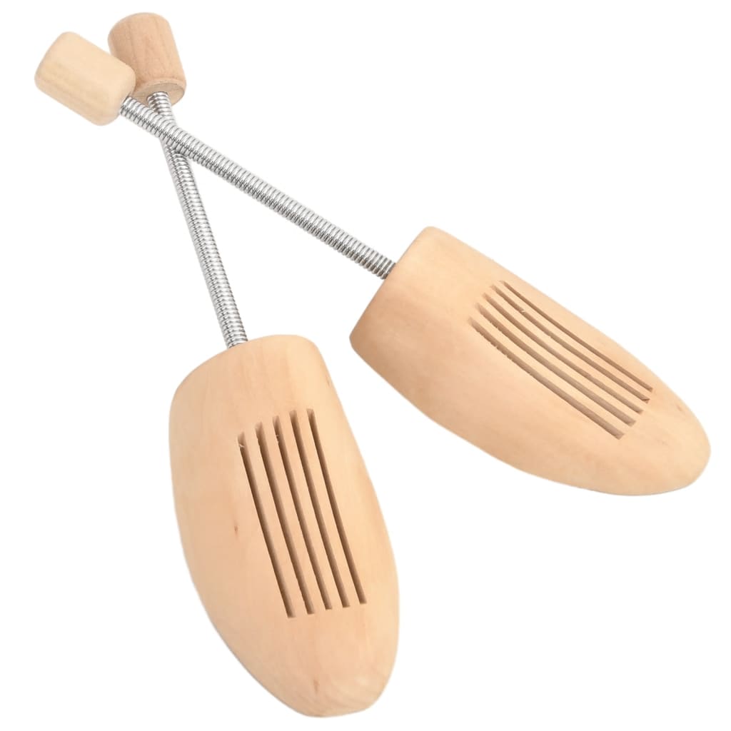 VidaXL Schuhspanner, 2 Paar, EU-Größe 39–42, massives Lotusholz