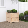 Vidaxl plantenbak 60x60x60 cm massief grenenhout