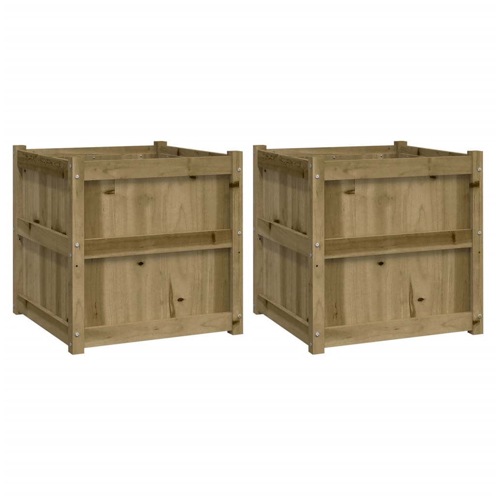 Vidaxl-Pflanzer 2 PC CM imprägniertes Holz