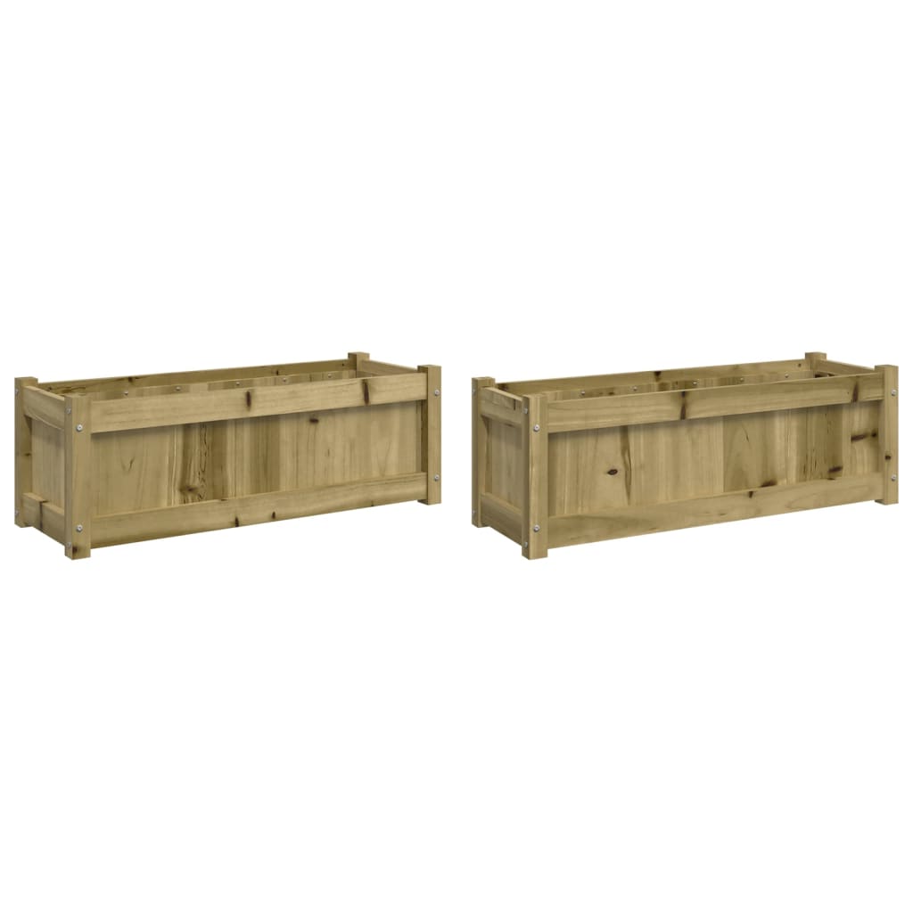 Vidaxl-Pflanzer 2 PC CM imprägniertes Holz