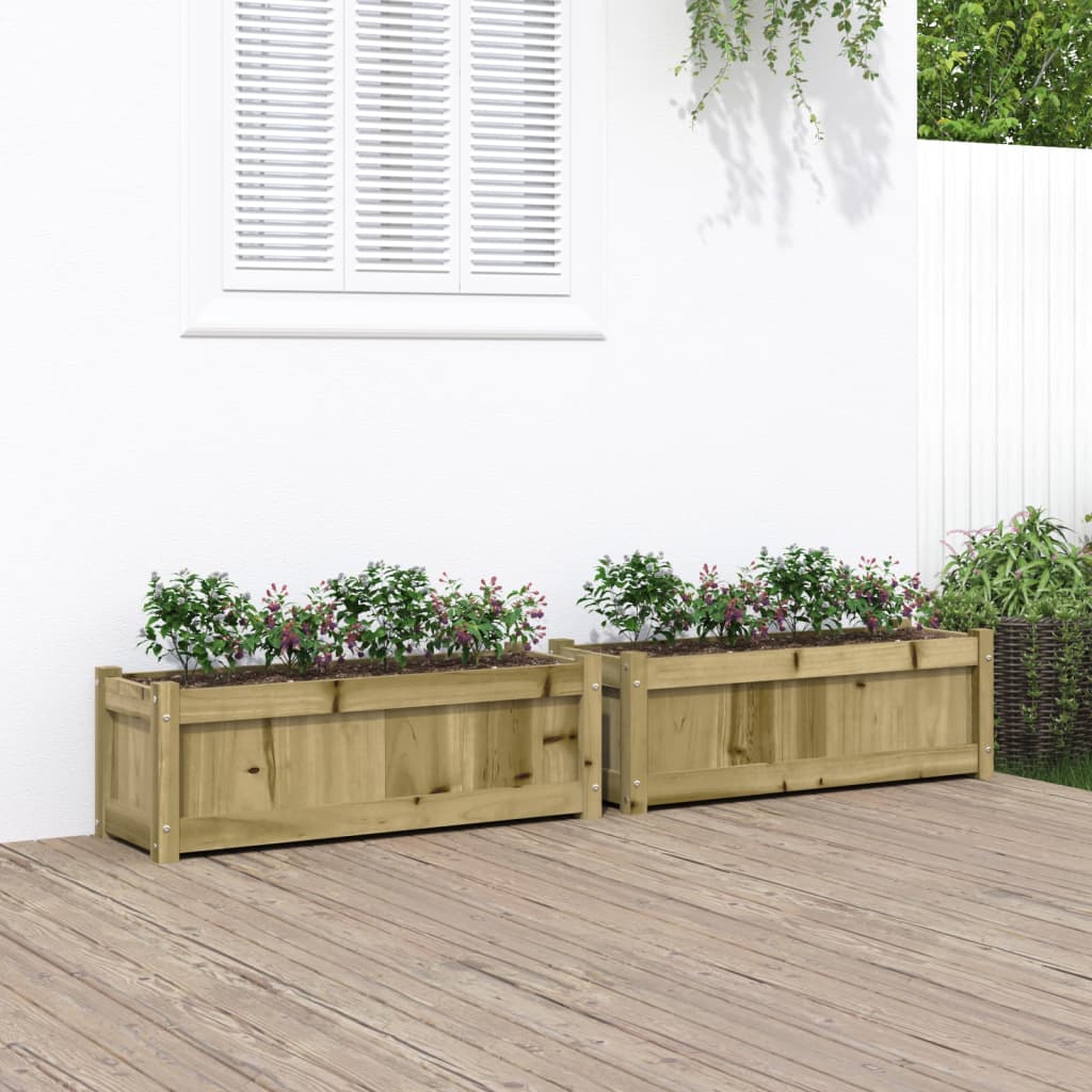 Vidaxl-Pflanzer 2 PC CM imprägniertes Holz