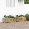 Vidaxl-Pflanzer 2 PC CM imprägniertes Holz