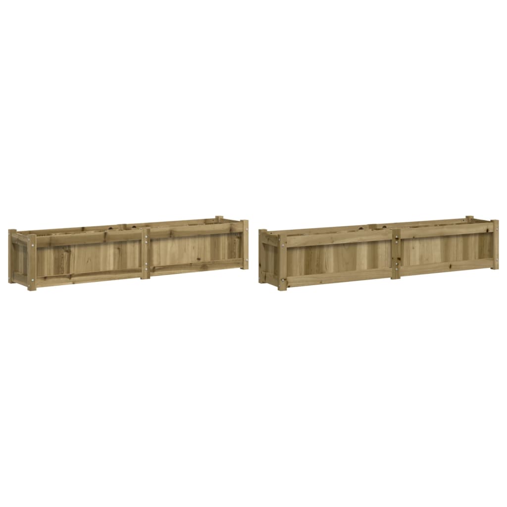 Vidaxl-Pflanzer 2 PC CM imprägniertes Holz