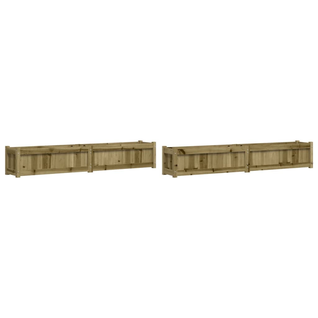 Vidaxl-Pflanzer 2 PC CM imprägniertes Holz