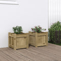 Vidaxl-Pflanzer 2 PC CM imprägniertes Holz