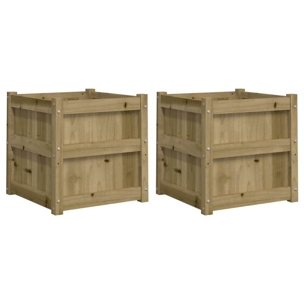 Vidaxl-Pflanzer 2 PC CM imprägniertes Holz