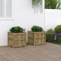 Vidaxl-Pflanzer 2 PC CM imprägniertes Holz