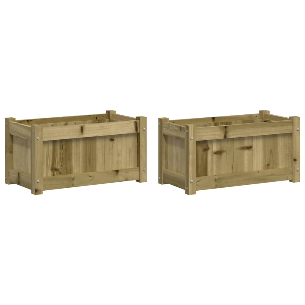 Vidaxl-Pflanzer 2 PC CM imprägniertes Holz