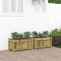 Vidaxl-Pflanzer 2 PC CM imprägniertes Holz