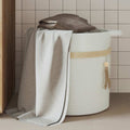 Vidaxl opbergmand ø 38x36 cm katoen wit
