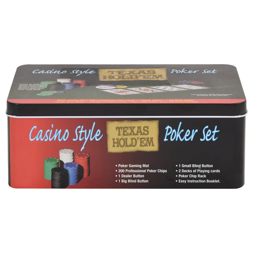 VidaXL 200-teiliges Pokerset 4 g