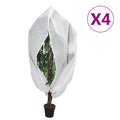 Vidaxl plantenhoezen met ritssluiting 4 st 70 g m² 1,2x1,8 m