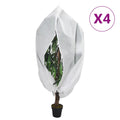 Vidaxl plantenhoezen met ritssluiting 4 st 70 g m² 2,36x2 m