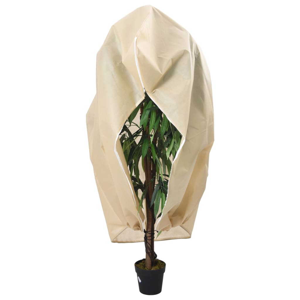 Vidaxl plantenhoezen met ritssluiting 10 st 70 g m² 1,55x1,55 m