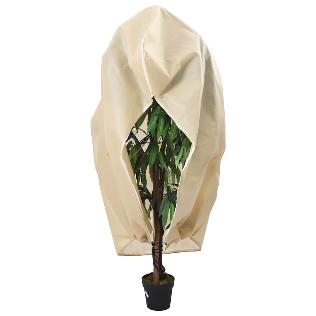 Vidaxl plantenhoezen met ritssluiting 4 st 70 g m² 3,93x3 m