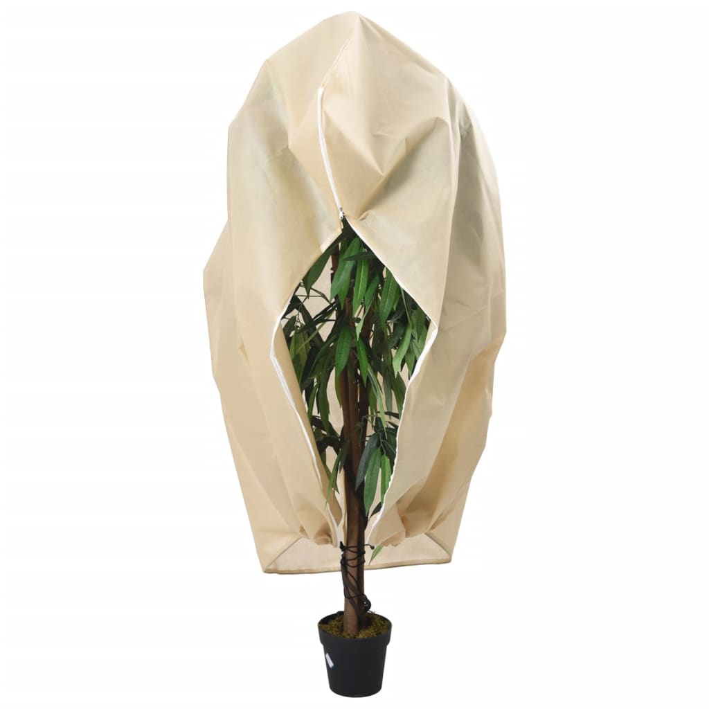 Vidaxl plantenhoezen met ritssluiting 10 st 70 g m² 3,93x3,5 m
