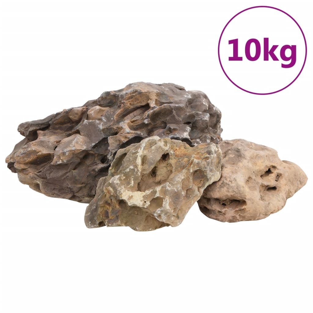 VidaXL Drachensteine ​​10 kg 10-40 cm grau